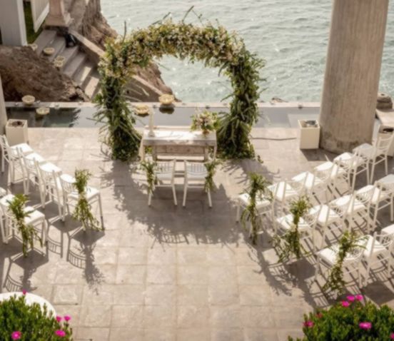 boda frente al mar