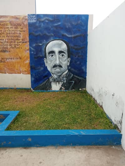 mural victor belaunde en punta hermosa